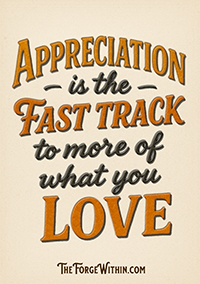 Appreciation Is The Fast Track